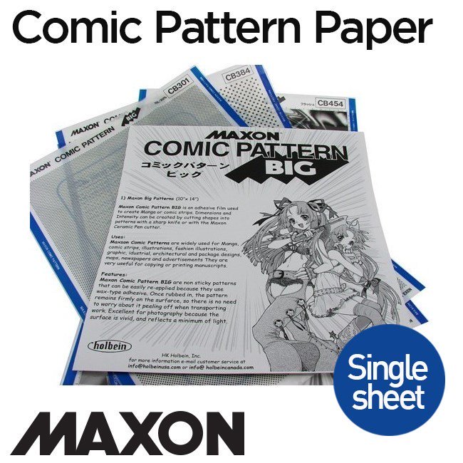 Giấy tone vẽ truyện tranh Maxon